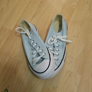 Light blue converse